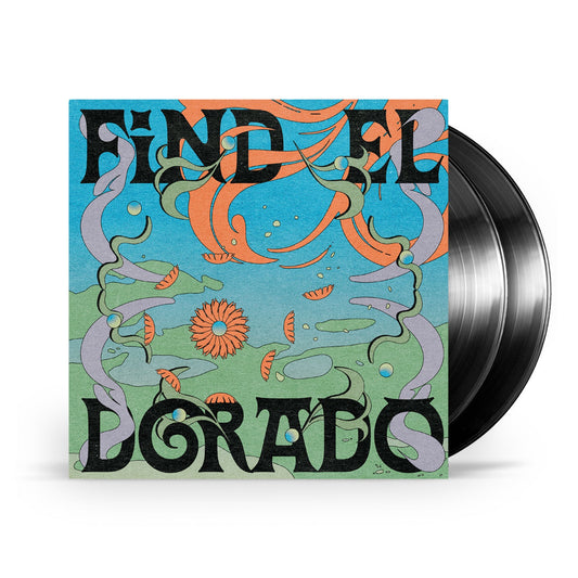 Paul Weller’s “Find El Dorado” vinyl record with psychedelic floral cover art.