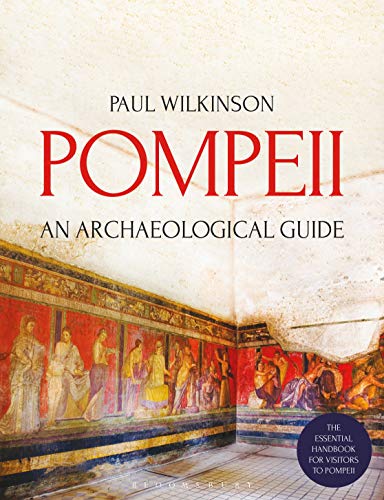Book cover: “Pompeii: An Archaeological Guide” with ancient Roman wall paintings.