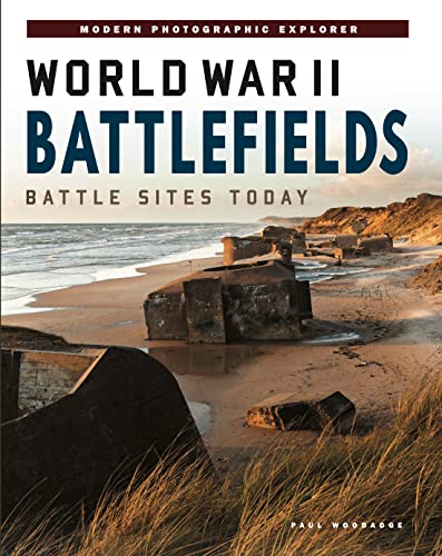 Book cover: “World War II Battlefields” showing a coastal concrete bunker.
