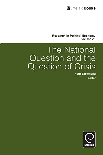 Green book cover with white text: “The National Question and the Question of Crisis.”