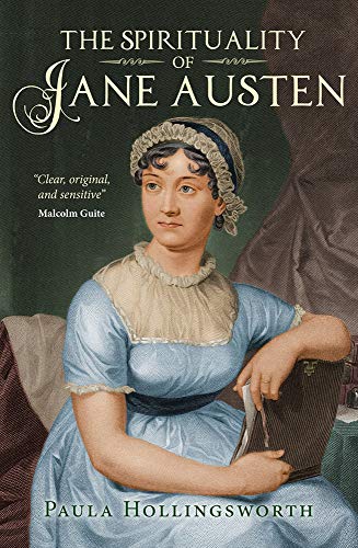 Book cover: "The Spirituality of Jane Austen" with a portrait of Austen.
