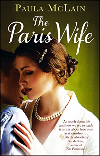 Book cover for The Paris Wife showing a woman and man in an embrace.