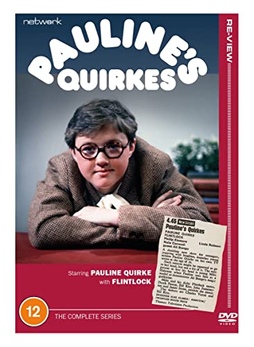 DVD cover for “Pauline’s Quirkes” featuring Pauline Quirke in character.