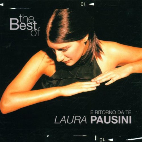 CD cover featuring Laura Pausini in a dark, intimate portrait.