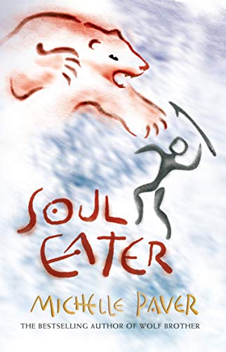 Book cover showing a stylized bear and a human figure against a snowy background.