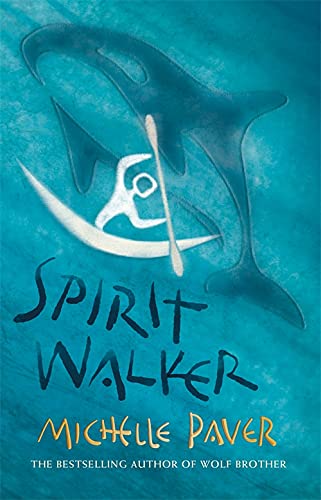 Book cover: Orca silhouette above turquoise water, title “Spirit Walker” visible.