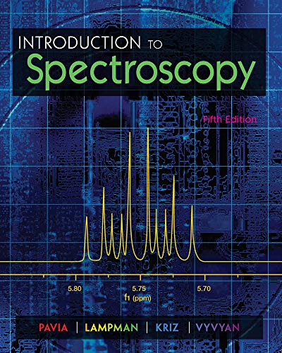 Book cover for “Introduction to Spectroscopy” featuring a spectral graph.