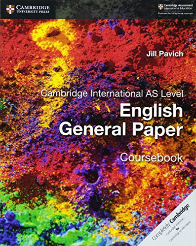 Cambridge International AS Level English General Paper Coursebook cover.