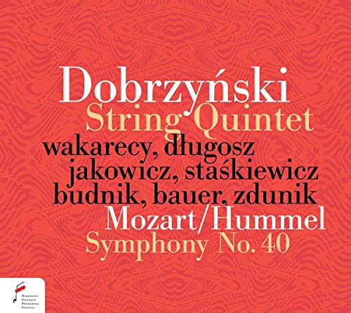 CD cover with red and orange swirls, featuring composers' names.