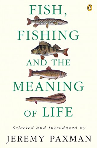 Book cover with illustrations of fish and green text.
