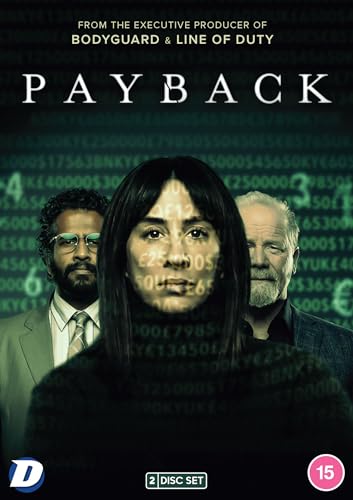 DVD cover for "Payback" featuring three faces overlaid with code.