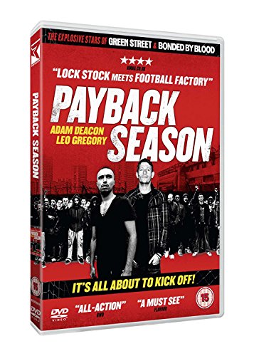 DVD cover for Payback Season featuring two men standing in front of a crowd.