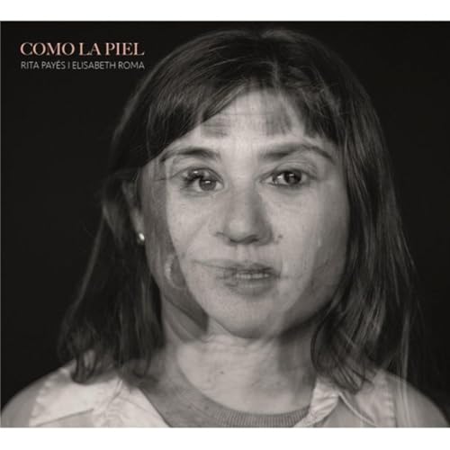 Black and white portrait of a woman with layered, semi-transparent faces.