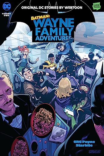 Batman: Wayne Family Adventures volume two comic cover with family scene.