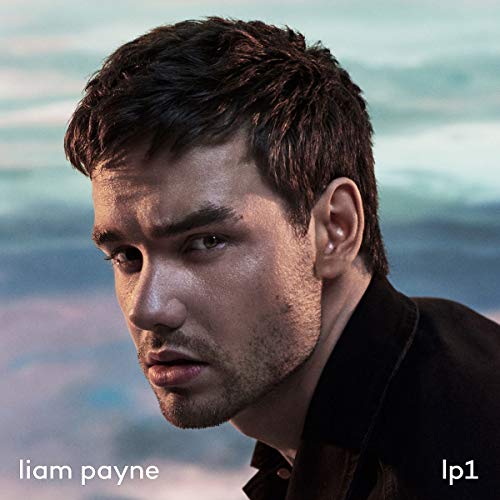 Close-up portrait of Liam Payne, album cover for "LP1" vinyl record.