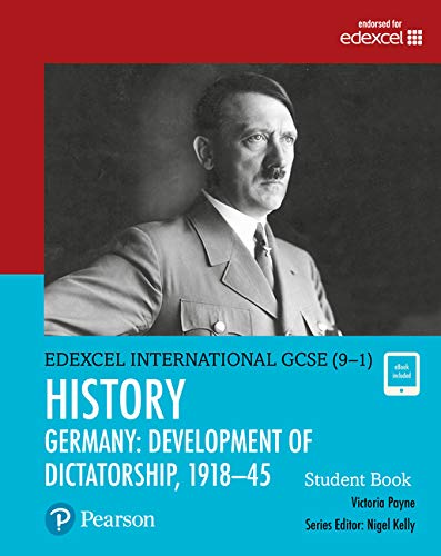 History textbook cover featuring a portrait of Adolf Hitler, 1918-1945.