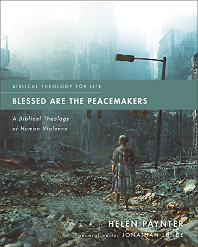 Book cover depicting a woman standing amidst rubble and destruction.