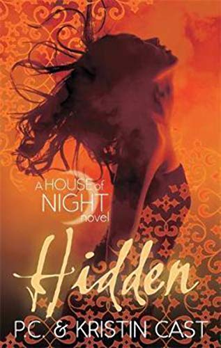 Book cover: woman with flowing hair against an orange and red patterned background.