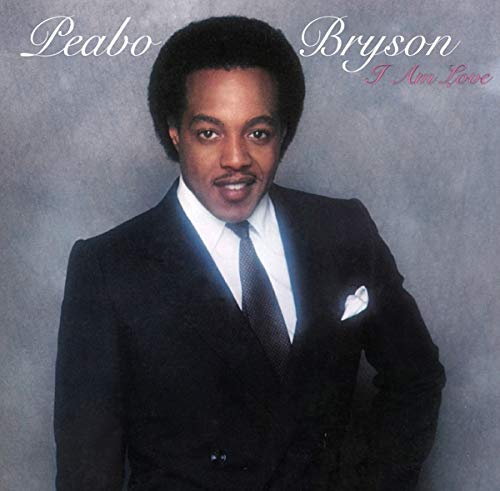 Peabo Bryson album cover, portrait of the singer in a suit.