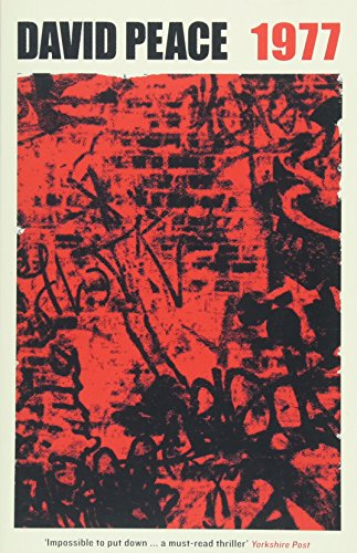 Book cover: red graffiti texture with author name and year “1977”.