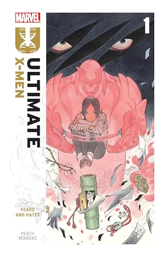A girl sits inside a pink spirit creature above a bamboo tube on cover.