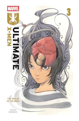 Comic book cover: young woman with a cracked, revealing head design.