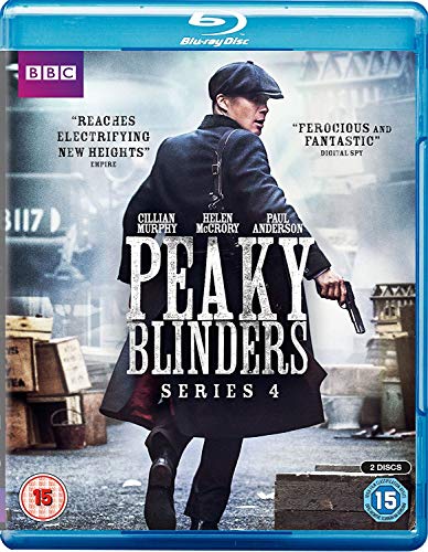 Peaky Blinders Series 4 Blu-ray cover featuring Cillian Murphy in character.