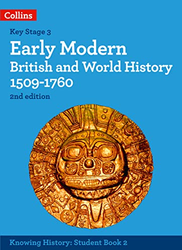 Book cover: "Early Modern British and World History" with Aztec sun stone.