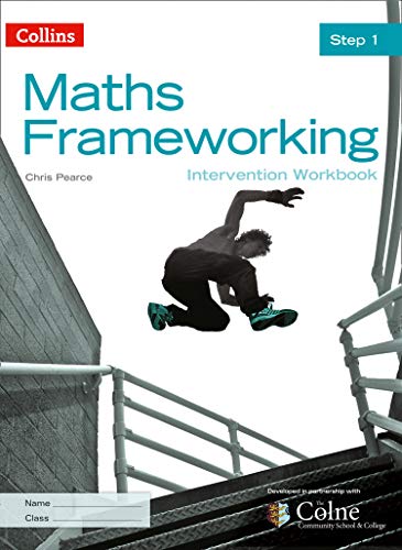 KS3 Maths Frameworking Intervention Workbook, Step 1, with a parkour image.