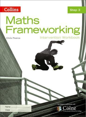 Maths Frameworking Intervention Workbook, Step 3, with a boy parkouring.