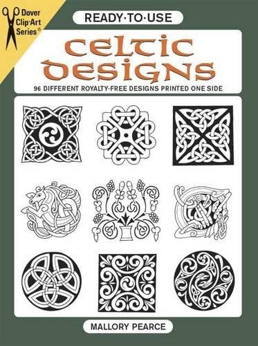 Book cover displaying black and white Celtic knotwork and animal illustrations.