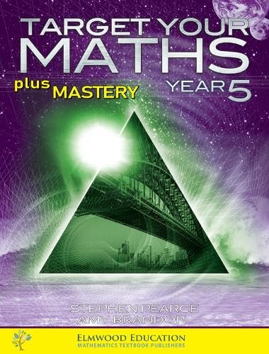 Year 5 maths textbook cover with geometric shapes and city skyline.