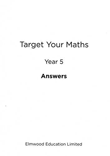 White cover of "Target Your Maths Year 5 Answers" book.
