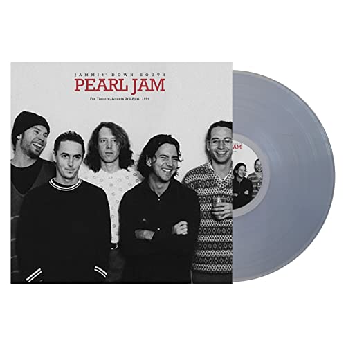 Pearl Jam “Jammin’ Down South” clear vinyl record with band photo cover.