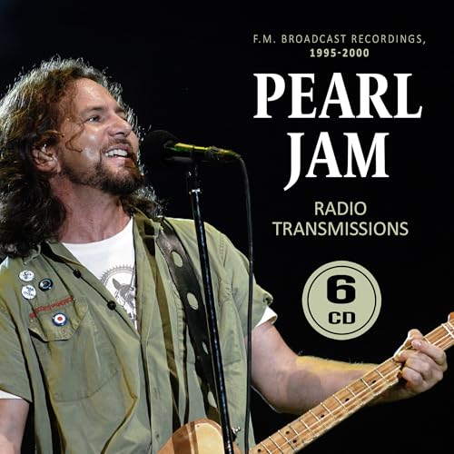 Pearl Jam “Radio Transmissions” CD cover featuring Eddie Vedder with a guitar.