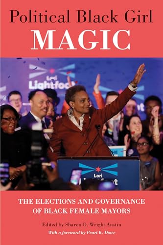 Book cover featuring Lori Lightfoot and crowd, titled “Political Black Girl Magic.”