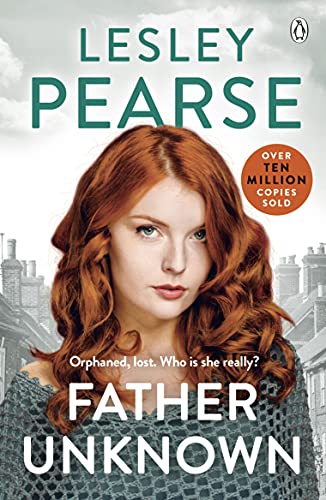 Book cover: "Father Unknown" featuring a young woman with red hair.