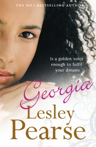 Book cover featuring a young woman with curly hair, titled "Georgia.