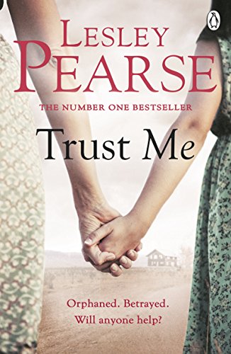 Book cover: "Trust Me" by Lesley Pearse, showing clasped hands and a house.