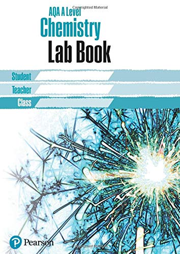 AQA A Level Chemistry Lab Book cover with a snowflake image.