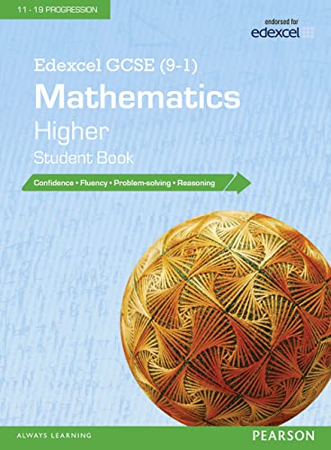 Edexcel GCSE Higher Mathematics student book cover with a geometric sphere.