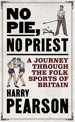 Book cover: "No Pie, No Priest" depicting wrestling and shin-kicking.