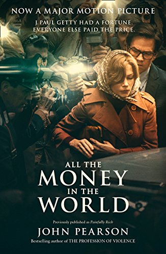 Book cover for “All the Money in the World” featuring people and flashbulbs.