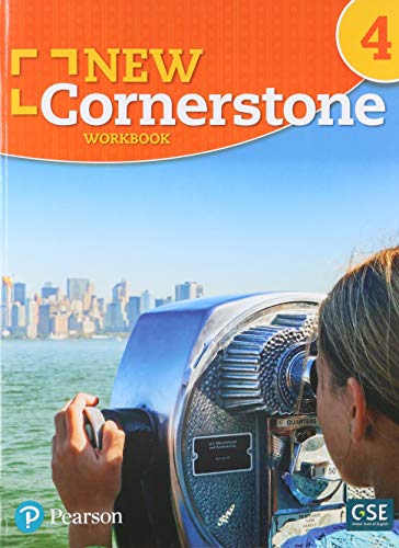 New Cornerstone Grade 4 workbook cover with cityscape viewed through binoculars.