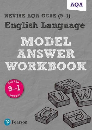AQA GCSE English Language Model Answer Workbook cover with block letters.