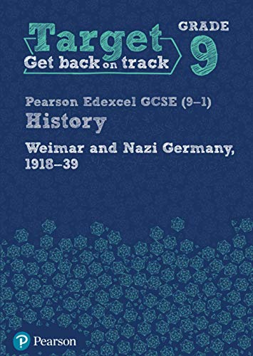 Front cover of a Pearson Edexcel GCSE History workbook on Weimar and Nazi Germany.