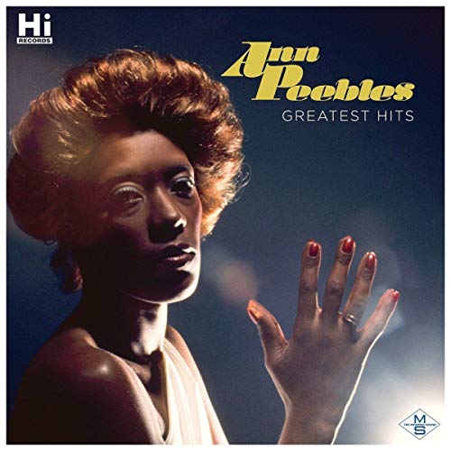 Ann Peebles “Greatest Hits” vinyl record cover with portrait of the artist.