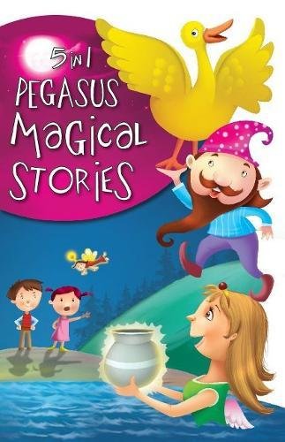 Book cover with illustrated characters, a goose, and magical elements.
