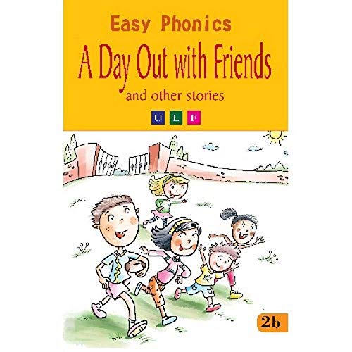 Book cover: children running and playing outdoors on a sunny day.