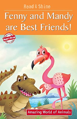 Book cover featuring a flamingo and crocodile as best friends.